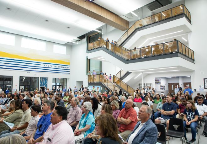 Community Celebrates Wilkinson and Wortham Dedications