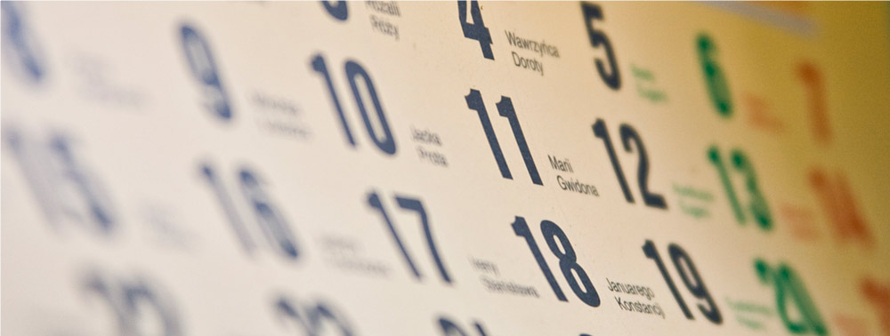 end of the six weeks six weeks calendar