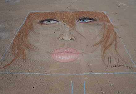 Chalk Walk Supports FEF During Arts in the Square