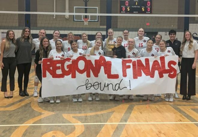 Liberty Volleyball Advances to Regional Final