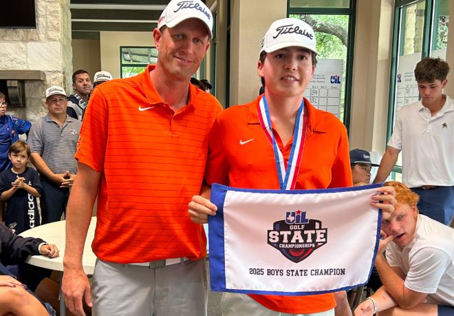 Wakeland Golfer Luke Colton Wins 5A State Title Again