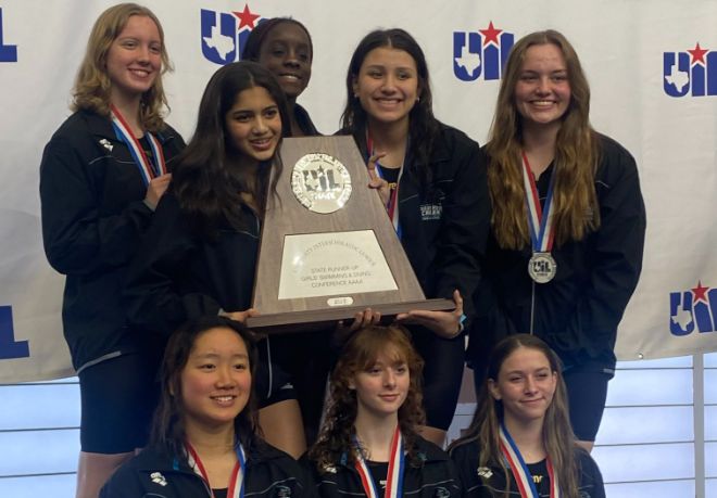 Panther Creek Swimmers and Divers Finish Second in State