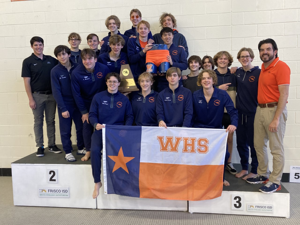 Wakeland boys 2022 5A Region 3 champion