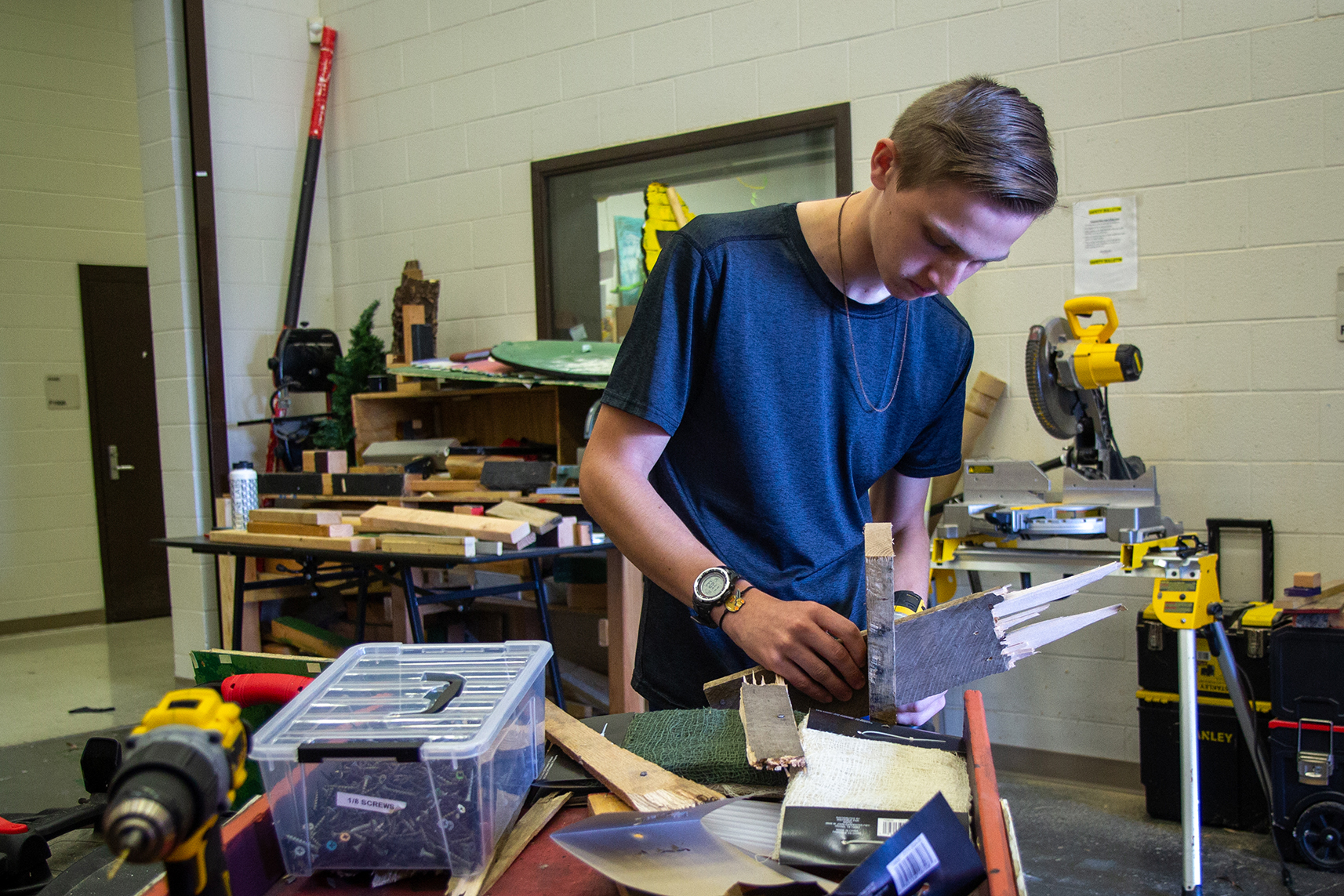 Reedy Tech Theater Students Create Spooky Atmosphere at Didi's