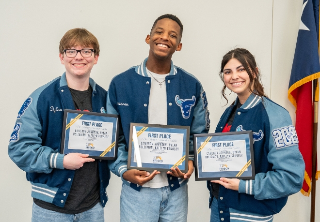 FISD Broadcast Students Compete for District Honors