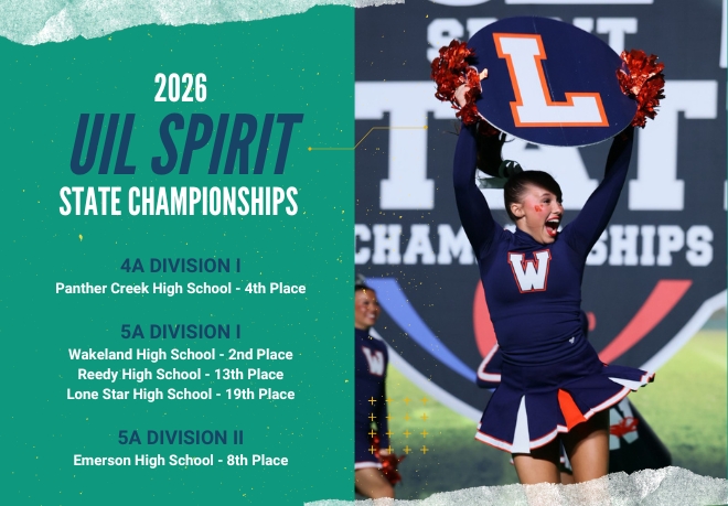 Frisco ISD Cheerleaders Soar at UIL Spirit State Championships