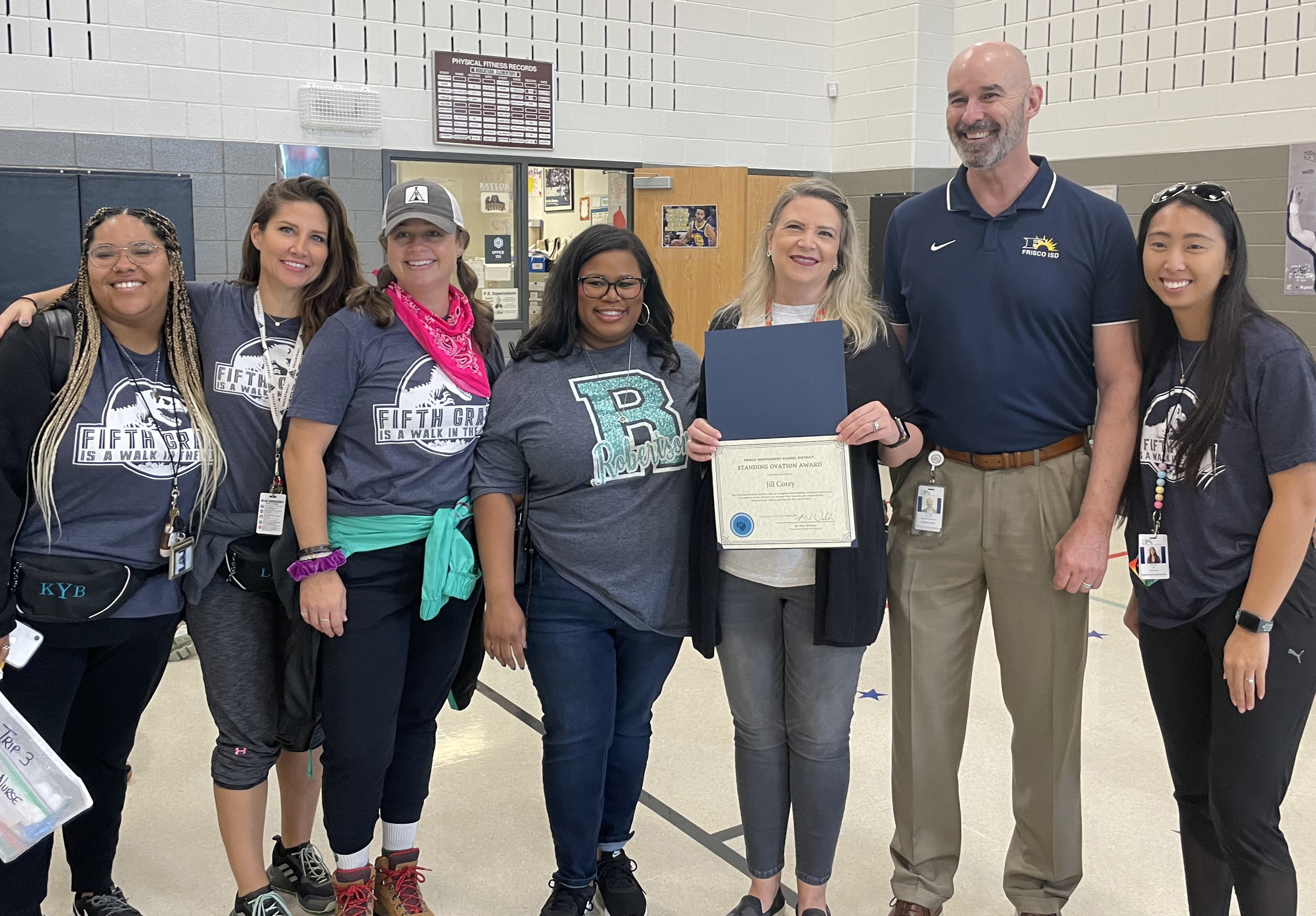 Jill Corey with Robertson Staff and Waldrip
